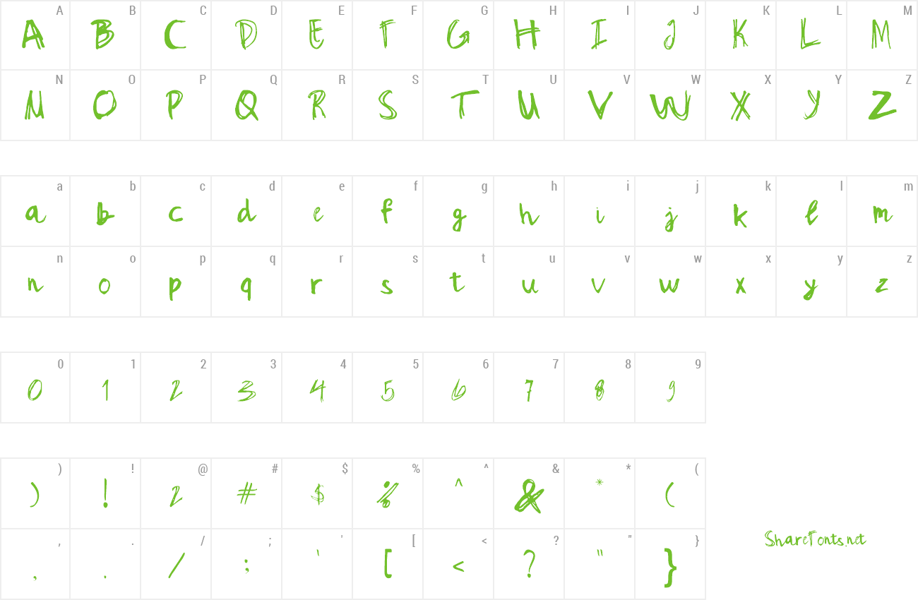 Font Sudsier preview